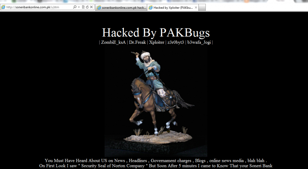 Soneri Bank Hacked